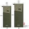 MAPLEAF Envelope Sleeping Bag Splicable Portable Waterproof Compact Lightweigh with