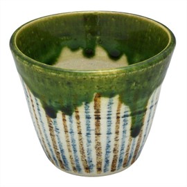 We Will Shoot 魯庵 Rust Webbing 8.5 cm 瀬戸焼 中島 塩草 near 猪口 004 – 0060