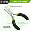 LEONTOOL Split Ring Pliers 3" Mini Ring Opening Pliers with