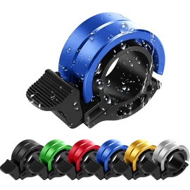 Ruayia Bicycle Bell Mountain Bike, Mini Bicycle Bell, Biker Bell Bicycle Bell for Bike MTB Mountain Bike Perfect for Cycling Enthusiasts 22-22.8 mm Handlebar - Blue