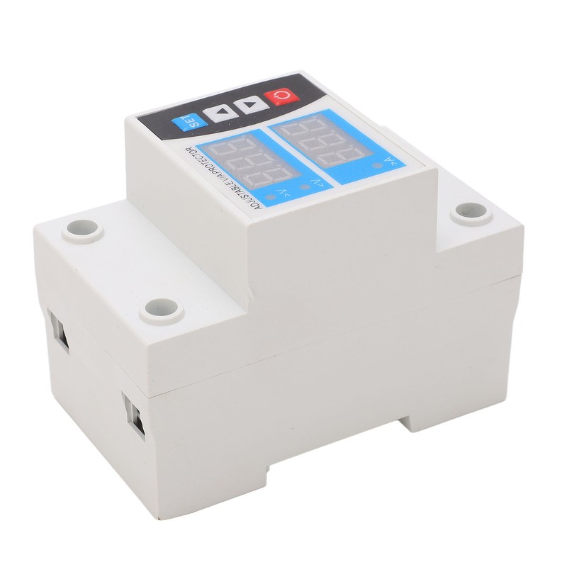 Over Under Voltage Protector Current Limit Din Rail Adjustable 2
