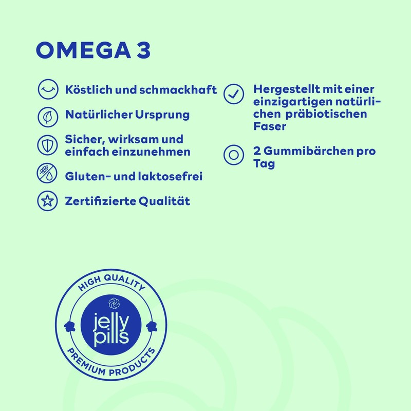Jelly Pills Omega 3 (DHA + BCAA) + B Vitamins