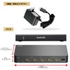 Elecom VSP-HDP14BK HDMI Splitter, 4K 60Hz(18Gbps) 1 Input, 4 Output,