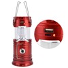 LED Solar Camping Light 18650 Battery USB Rechargeable Camping Light
