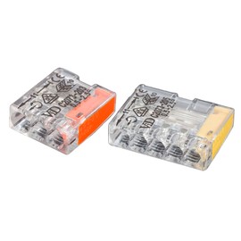 ViD® C2073-203 Connection Terminals / Plug-In Terminals Diameter 0.5-2.5 mm² 3-Pin Orange Pack of 100