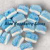 Freeze Dried Blue Raspberry Flavour Gummy Sweet Slices