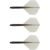 Darts Flight [Condor] Standard Medium Clear Black