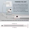 LUXSWAY Plug in Color Changing Led Bar Light,Led RGB Strip