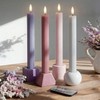 West Ivory Dusty Mauve Coordinated Pinkish Lilac 4 Pack, 10"