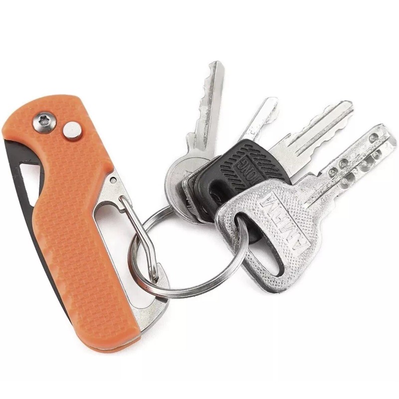 ITOKEY MultiTool Keychain Knife, Small Pocket Strap Cutter, Razor Sharp