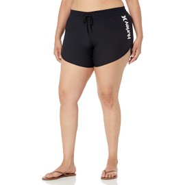 Hurley Women's Standard Boardshort Bottom, Black, L