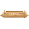 Totally Bamboo Eco Collapsible Dish Drying Rack, Natural Bamboo