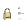 ABUS 180IB/50 All Weather Solid Brass 4-Dial Resettable Combination Padlock