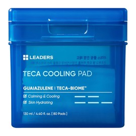 Leaders Cooling Soothing Pads 130ml, 80 pieces, 1 piece / 리더스 쿨링 진정 패드 130ml, 80개입, 1개
