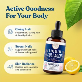 Liquid Biotin for Hair Growth Collagen - Biotin Liquid 10,000mcg Collagen 5,000mcg Extra Strength Liquid - Liquid Collagen and Biotin Drops for Hair Growth - Biotin and Collagen Drops for Women - 2oz