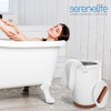 SereneLife Luxury Warmer Bucket Style-White Large Portable Spa Blanket Heater