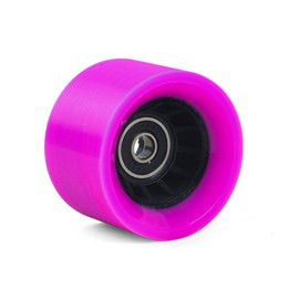SzBlaZe 8 Pack 58mmx39mm Roller Skate Wheels 90A 92A Quad Skate Wheels with Bearings for Outdoor Double Row Skating or Skateboard Accessories(90A Purple)