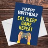 RED OCEAN Gamer Birthday Card For Son Brother Grandson Novelty