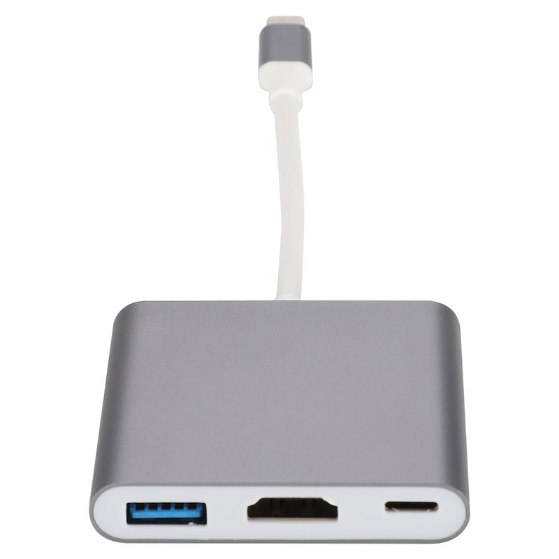 HC 04 Multifunction 3 in 1 Hub Type C to