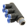 IQS 6-Way Distributor Multiple Distributor with Male Thread R 1/2