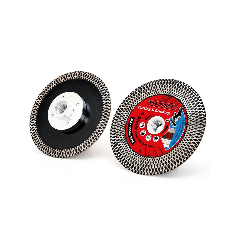 Solidure 4.5" Tile Cutting Blade,Porcelain Grinding Blade with Flange for