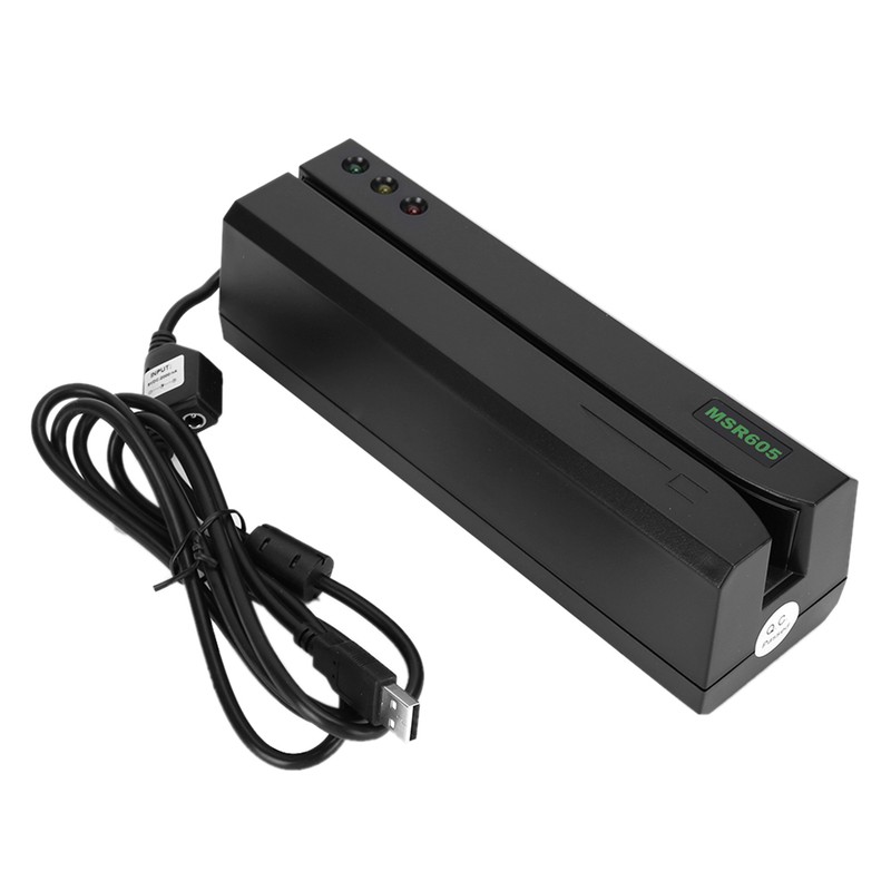 MSR605 Magnetic Stripe Swipe Credit Card Reader Writer Encoder 100‑240V