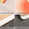 Bathroom Rug Cute Long Cat Shaped Velvet Soft Thick Non