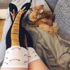 1Pair Chicken Leg Socks - Funny 3D Cartoon Chicken Socks,