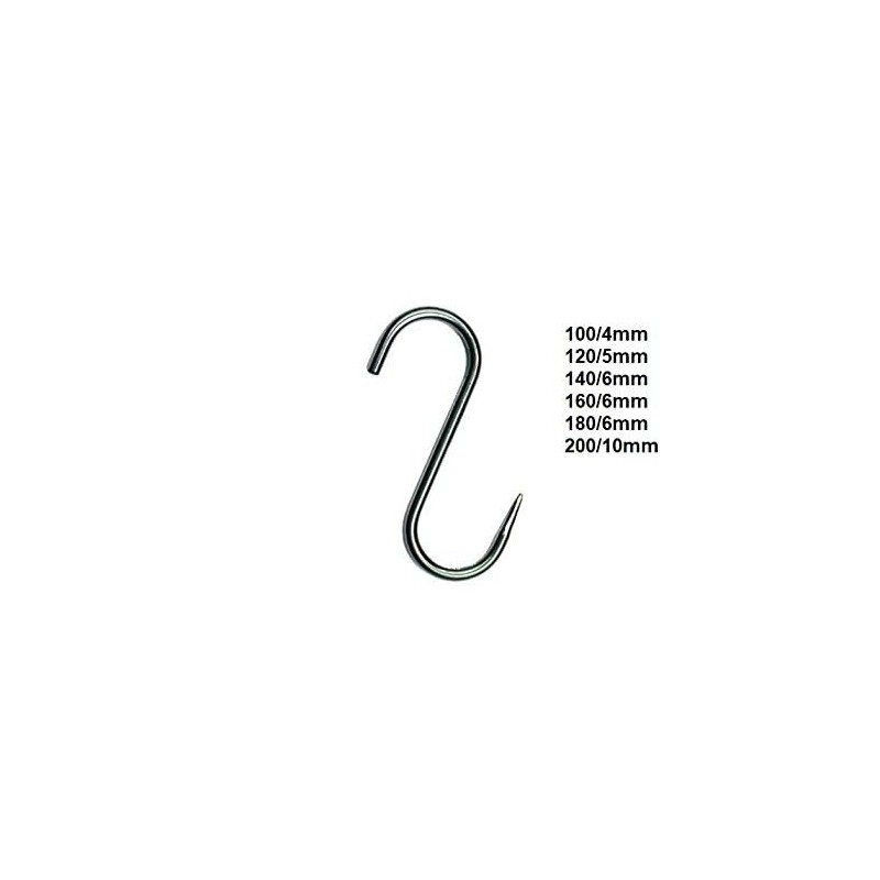 Butcher Hooks, Meat Hooks, Smoking Hooks, Wild Hooks, Stainless Steel