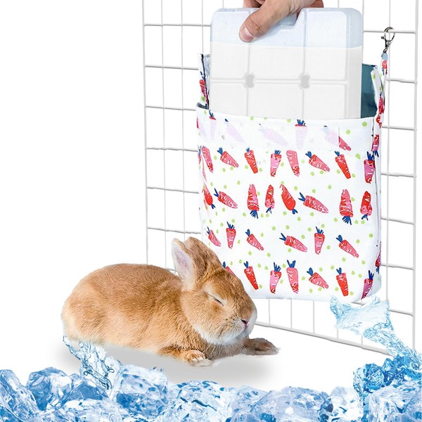Jevnd No Condensation Rabbit Cooling Pouch with Ice Box for
