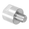 findmall Adaptador de husillo de cabeza de torno convierte 1-1/4