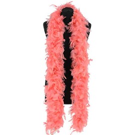 Deluxe Flamingo Pink Feather Boa – 100g -180cm