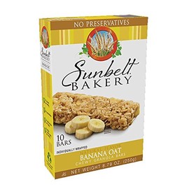 Sunbelt Bakery Banana Oat Chewy Granola Bars, 8 Boxes
