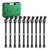 3/8'' Drive Pinless Universal Impact Extension Socket Set, CR-Mo Steel