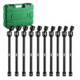 3/8'' Drive Pinless Universal Impact Extension Socket Set, CR-Mo Steel