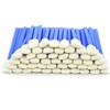 (100pcs) 5.11" Square Rectangle Foam Cleaning Swab Sticks-Blue