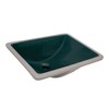 Ruvati 17 x 12 inch Undermount Bathroom Vanity Sink Emerald