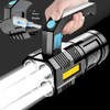 Wrrozz LED Flashlight USB Rechargeable, High Lumens Tactical Light with