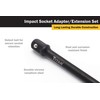 Titan 12086 3-Piece 6-Inch Impact Socket Adapter and Extension Set