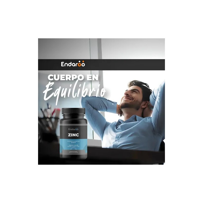 Suplemento de Zinc con Vitamina C y Jengibre – 90
