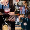Mixing Bar Spoons,Stainless Steel Cocktail Spoon Long Attractive Spiral Design