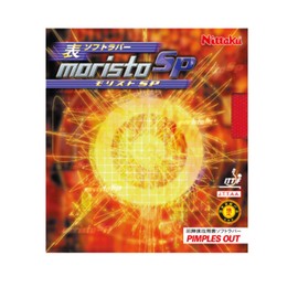 Nittaku NR-8670 Table Tennis Rubber Morist SP Table Soft Tension, Red, Medium
