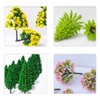 Pamtns Model Building Trees, 55 Pieces, Miniature Trees and Bushes,