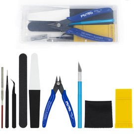 MMOBIEL Gundam Model Tool Kit for Model Assemble Building Repairing and Fixing DIY Craft Kit - Hobby Building Craft Set - Model Basic Tools Craft Set - 14 Pcs