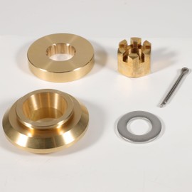 EnRand 6E5-45987-01 Outboard Upgrade Propeller Installation Hardware Tools Kit Fits for Yamaha Outboard 150-300 HP, Includes Thrust Washer, Spacer, Washer, Nut and Cotter Pin