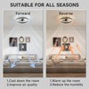 VOLISUN Low Profile Ceiling Fans with Light and Remote, 19.7in