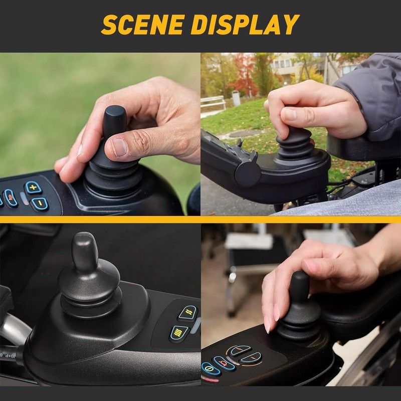 Wheelchair Joystick Button Cap Joystick Controller Knob, 1Set Joystick Controller