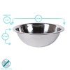 Argon Tableware Stainless Steel Mixing Bowl - 2.4L
