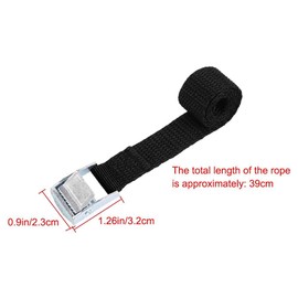 Zythrem 10Pcs Ratchet Tie Down Straps, Heavy Duty Lashing Straps, Adjustable Tensioning Belts with Quick Release, Bike Rack Straps, Cam Bukle for Motorcycle, Van Roof, Luggage, Cargo 40cm x 20 mm
