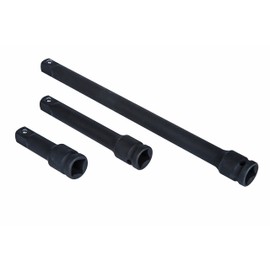 Blue Spot Tools 02071 Impact Extension Bar, Black, 1/2-Inch Set of 3 Pieces